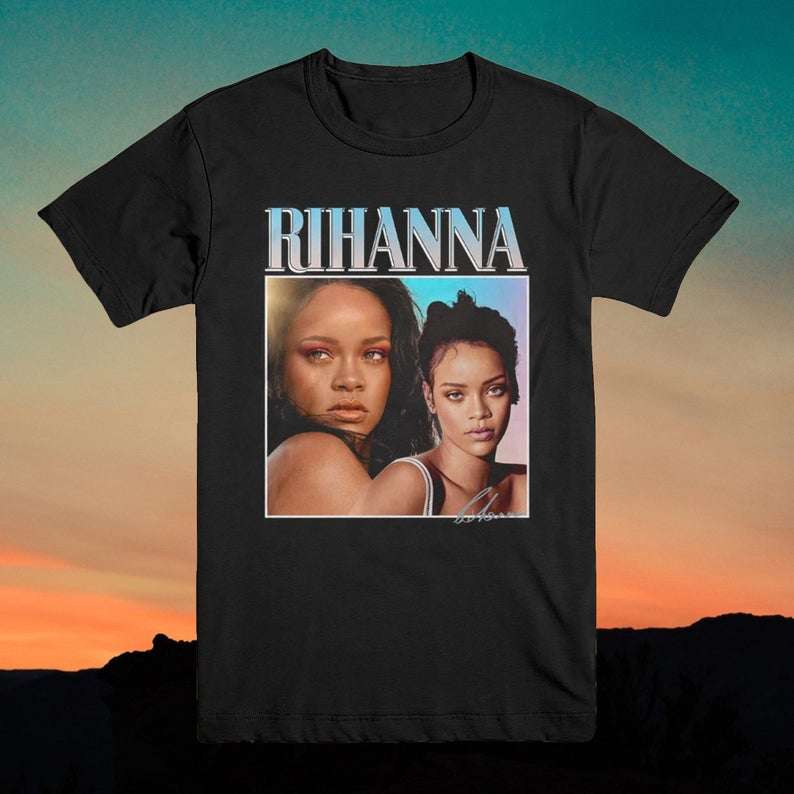 Rihanna Vintage Retro Style T Shirt Size Up To 5xl