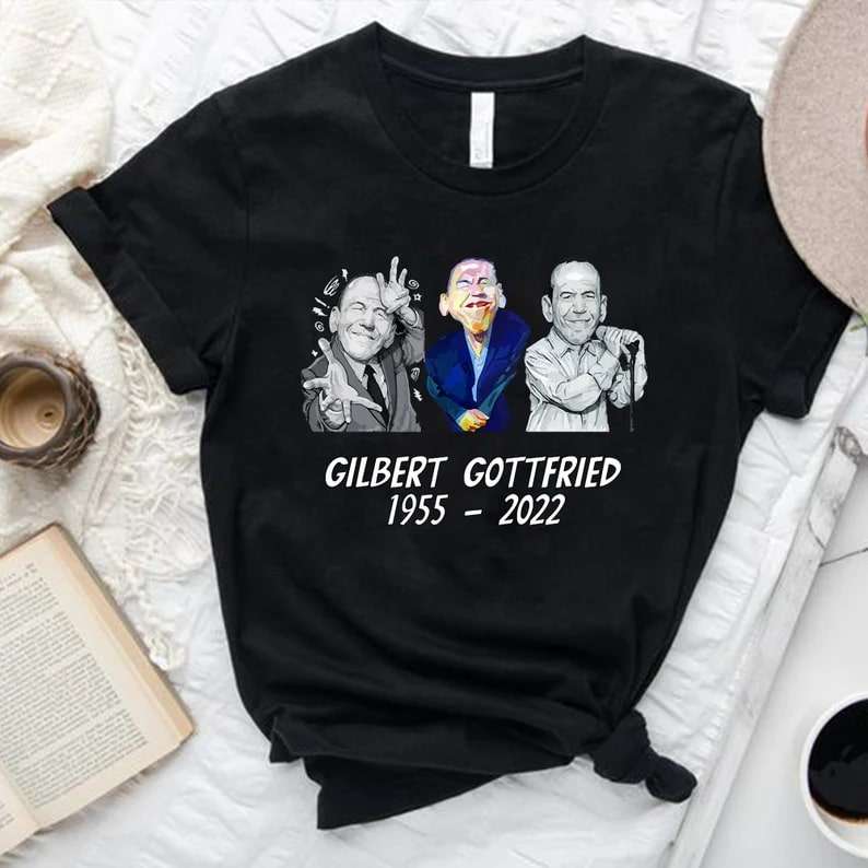 Rip Gilbert Gottfried Black Shirt Size Up To 5xl