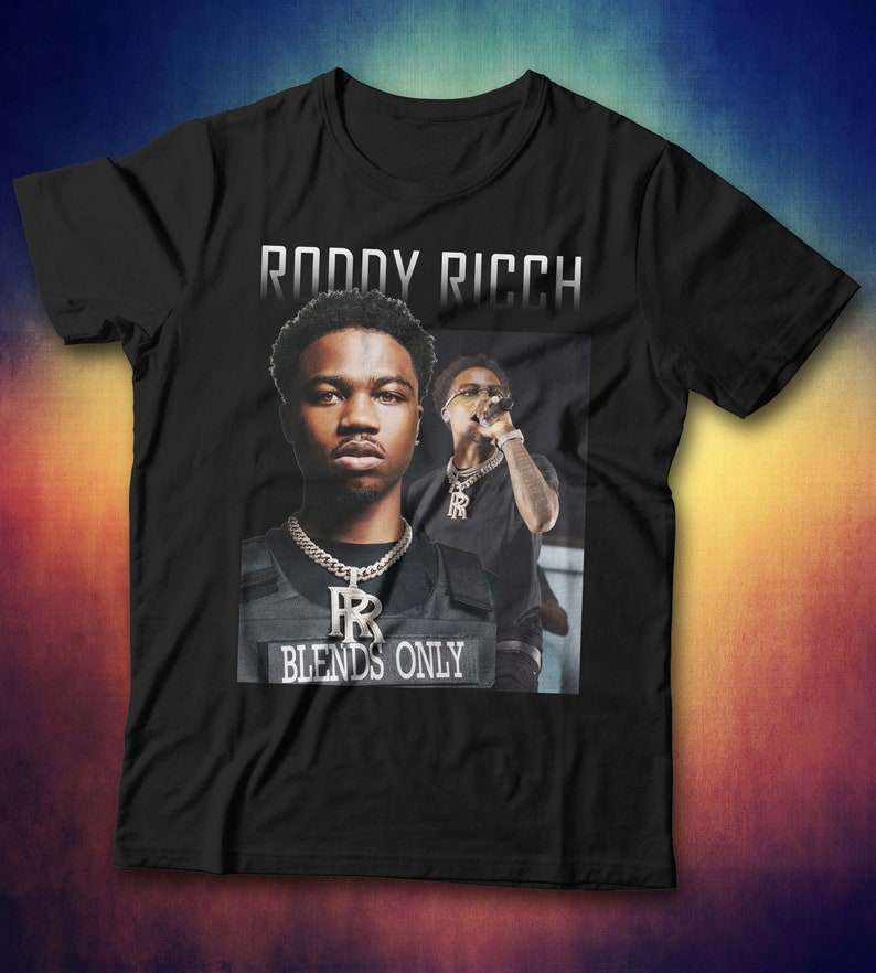 Roddy Ricch American Rapper Unisex T Shirt Size Up To 5xl