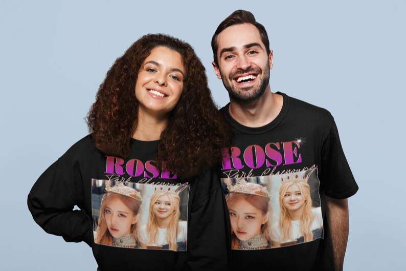 Rose Blackpink T Shirt Size Up To 5xl