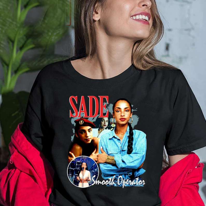 Sade Adu Singer Smooth Operator Unisex T Shirt Size Up To 5xl