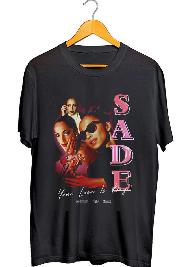 Sade Singer T Shirt Music Merch Size Up To 5xl