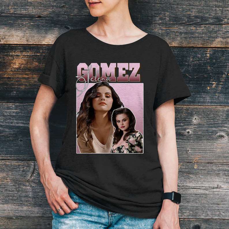 Selena Gomez Singer T Shirt Size Up To 5xl