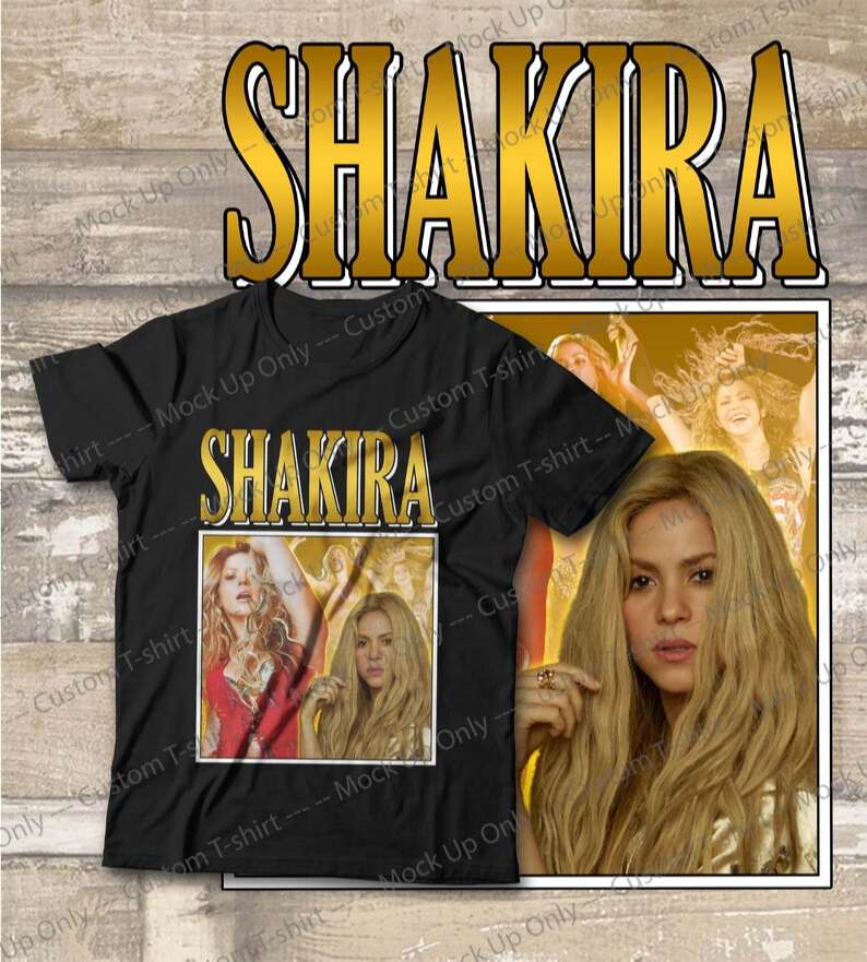 Shakira T Shirt Music Singer Merch Size Up To 5xl