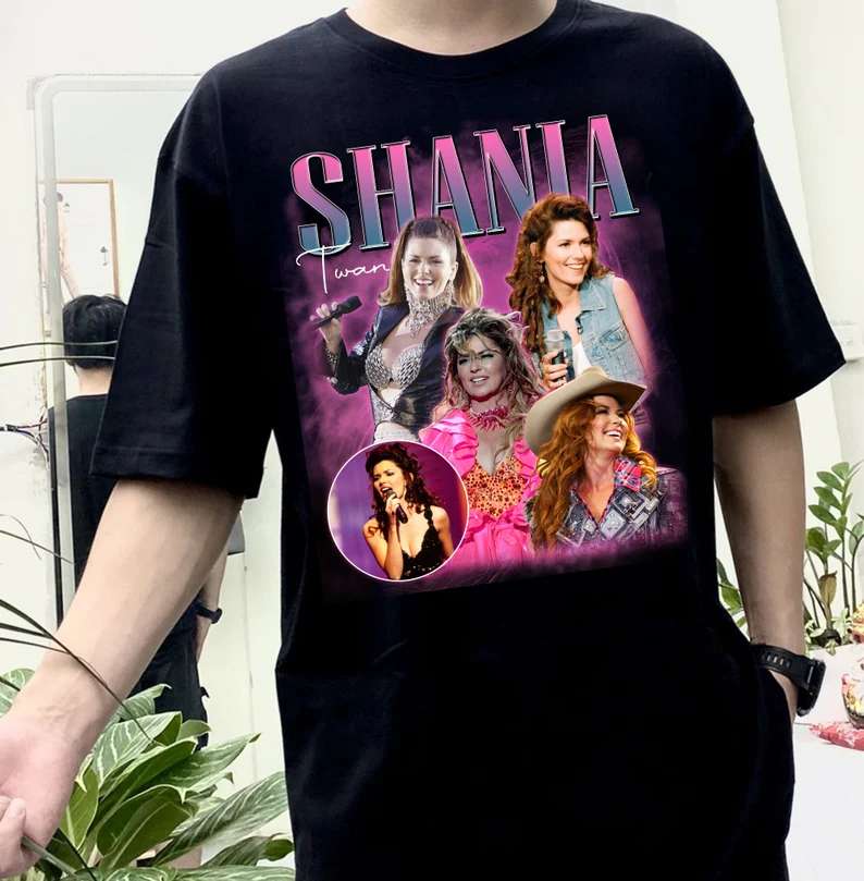 Shania Twain Country Concerts Lets Go Girls T-shirt Size Up To 5xl