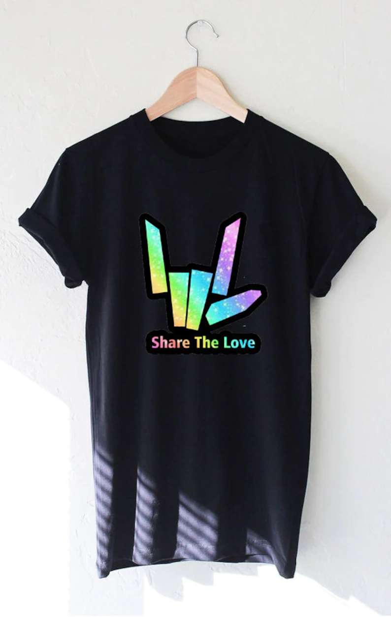 Share The Love Stephen Sharer Singer Black Unisex Shirt Size Up To 5xl