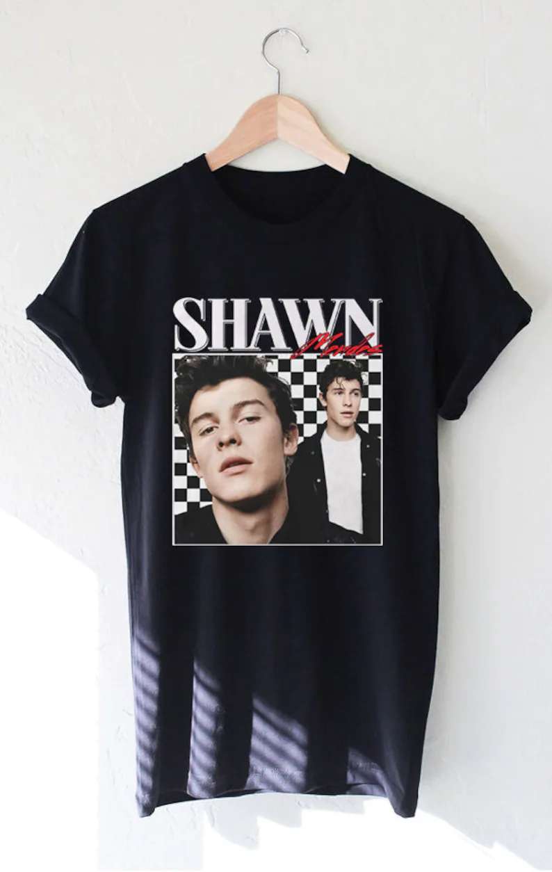 Shawn Mendes Singer Black Unisex Shirt Size Up To 5xl