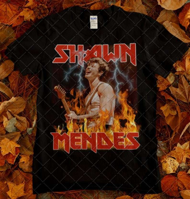 Shawn Mendes T Shirt Music Singer Size Up To 5xl