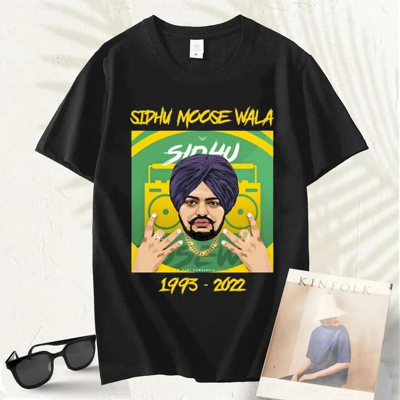 Sidhu Moose Wala T-shirt Size Up To 5xl