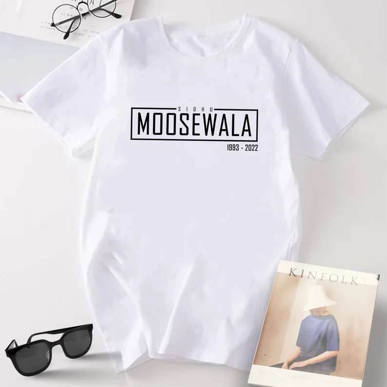 Sidhu Moosewala T-shirt Legend Never Die Size Up To 5xl