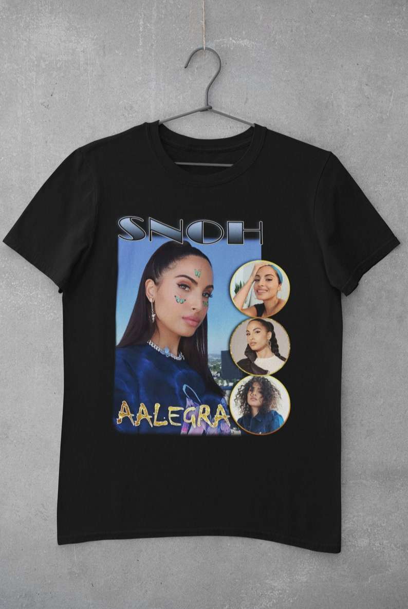 Snoh Aalegra T Shirt Music Singer Size Up To 5xl