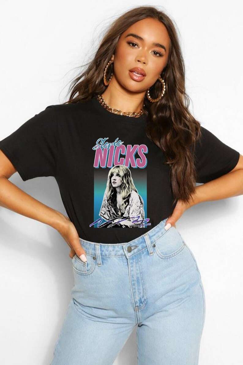 Stevie Nicks Fleetwood Mac Music Band T-shirt Size Up To 5xl