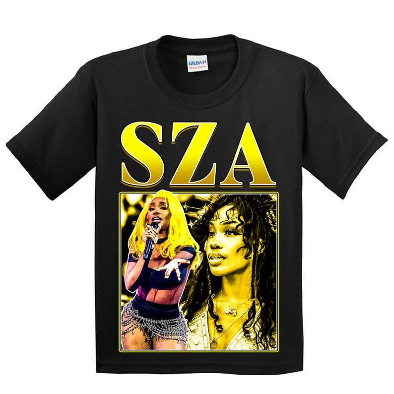 Sza Singer Vintage Black T Shirt Size Up To 5xl