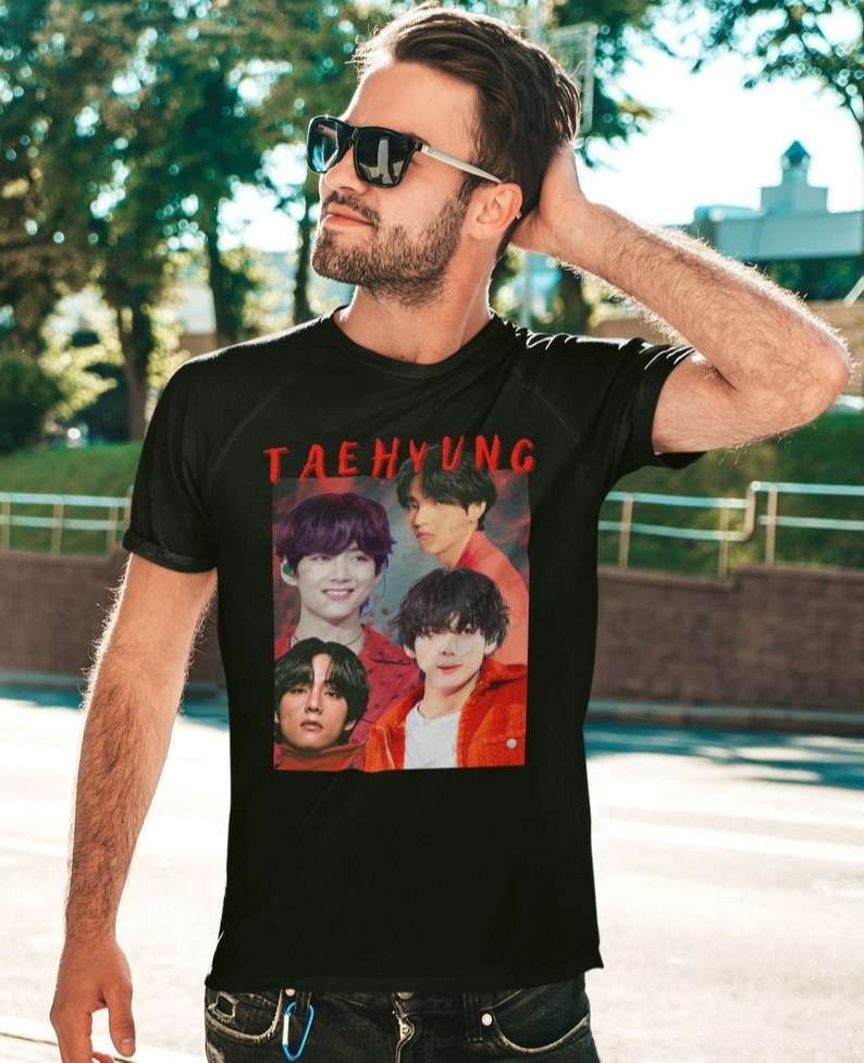 Taehyung Kpop Singer T Shirt Merch Size Up To 5xl