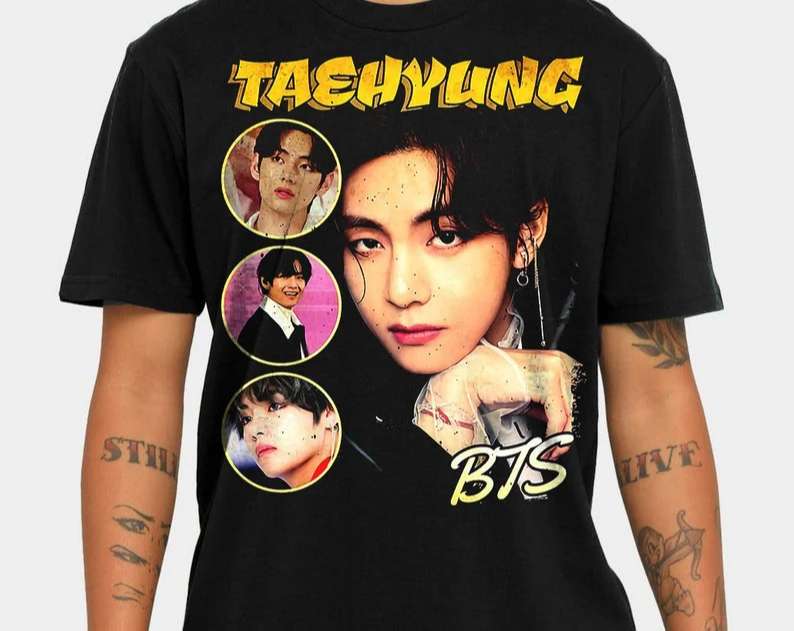 Taehyung V Bangtan Boys T Shirt Singer Music Size Up To 5xl