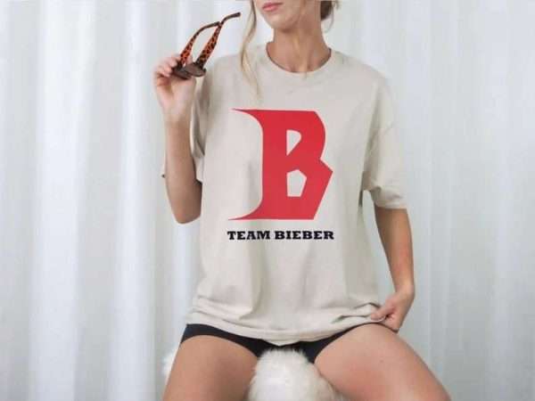 Team Bieber Sweatshirt T Shirt Size Up To 5xl