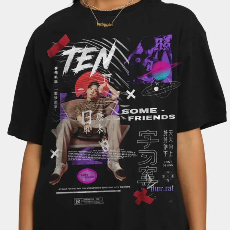 Ten Nct T Shirt Singer Size Up To 5xl