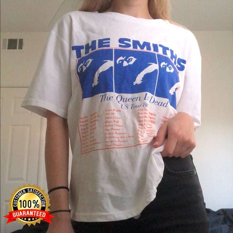 The Smiths Us Tour 1986 The Queen Is Dead T Shirt Size Up To 5xl