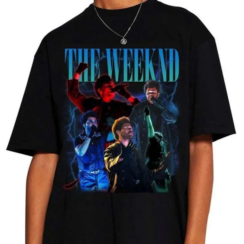 The Weeknd After Hours Tour Concert 2022 Music Singer T-shirt Size Up To 5xl