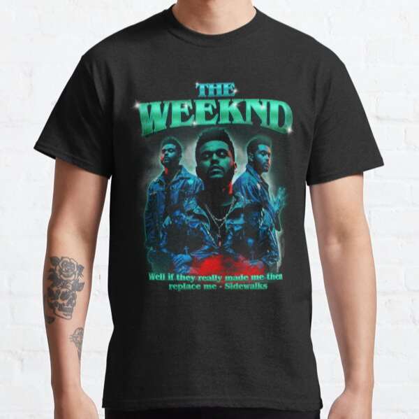 The Weeknd Classic T-shirt Music Singer Size Up To 5xl