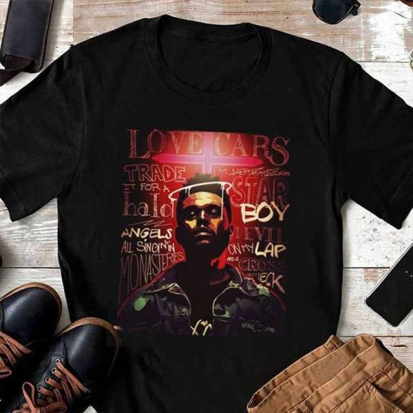 The Weeknd Singer T Shirt Merch Music-trungten-3020a Size Up To 5xl