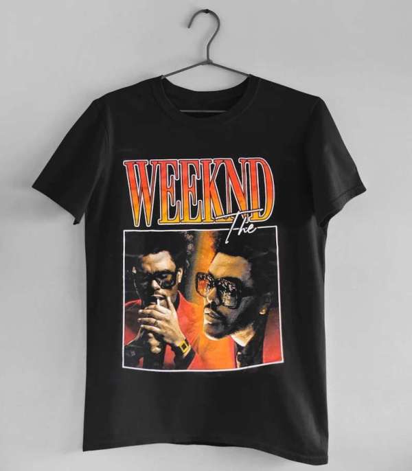 The Weeknd Singer T Shirt Merch Music Size Up To 5xl