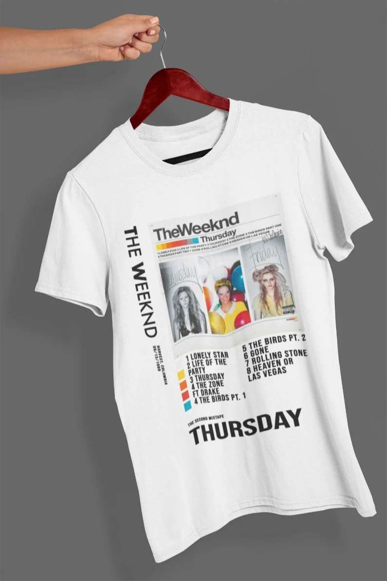 The Weeknd Thursday Poster Unisex T Shirt Music Size Up To 5xl