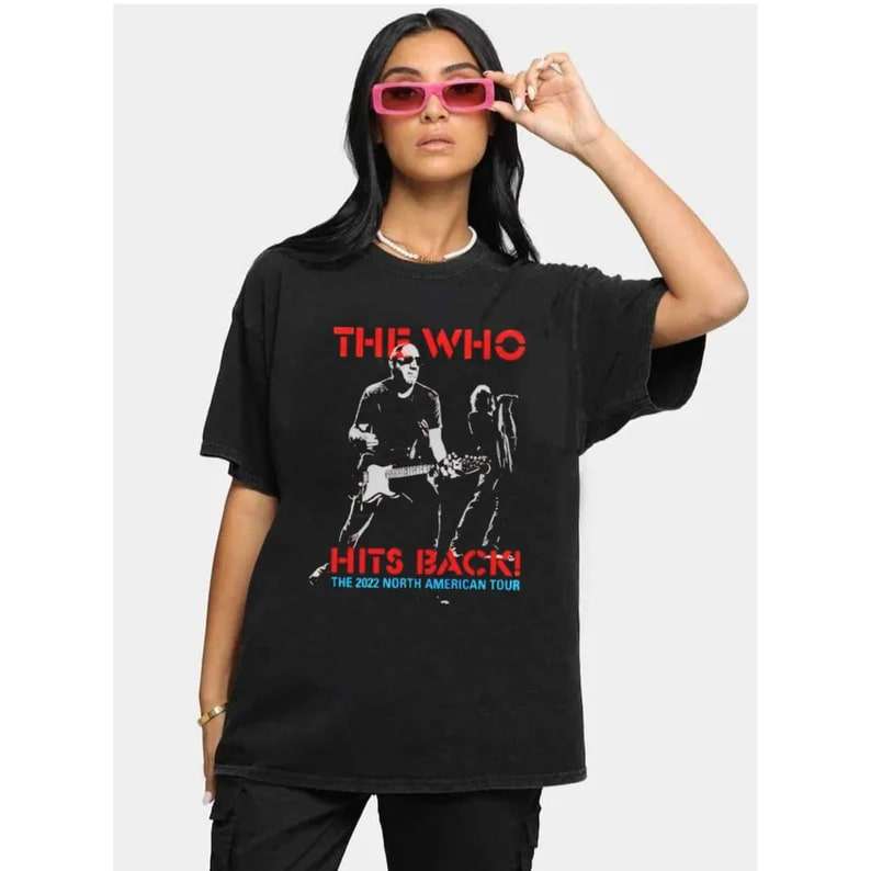 The Who Hits Back 2022 North American Tour Man T-shirt Size Up To 5xl