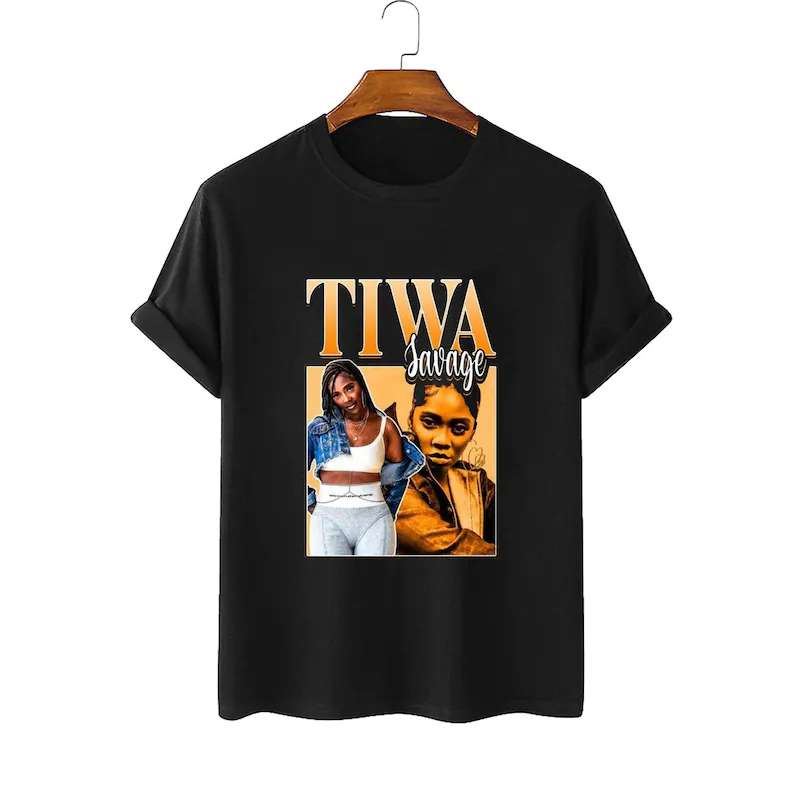 Tiwa Savage Music Singer T-shirt Size Up To 5xl