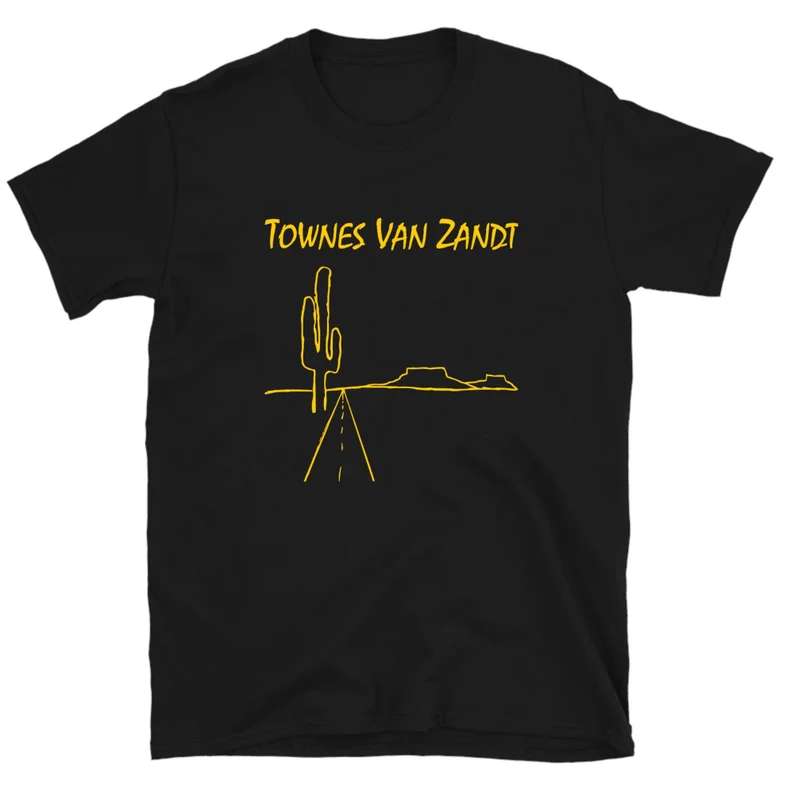 Townes Van Zandt T Shirt Merch Singer Road Songs Size Up To 5xl