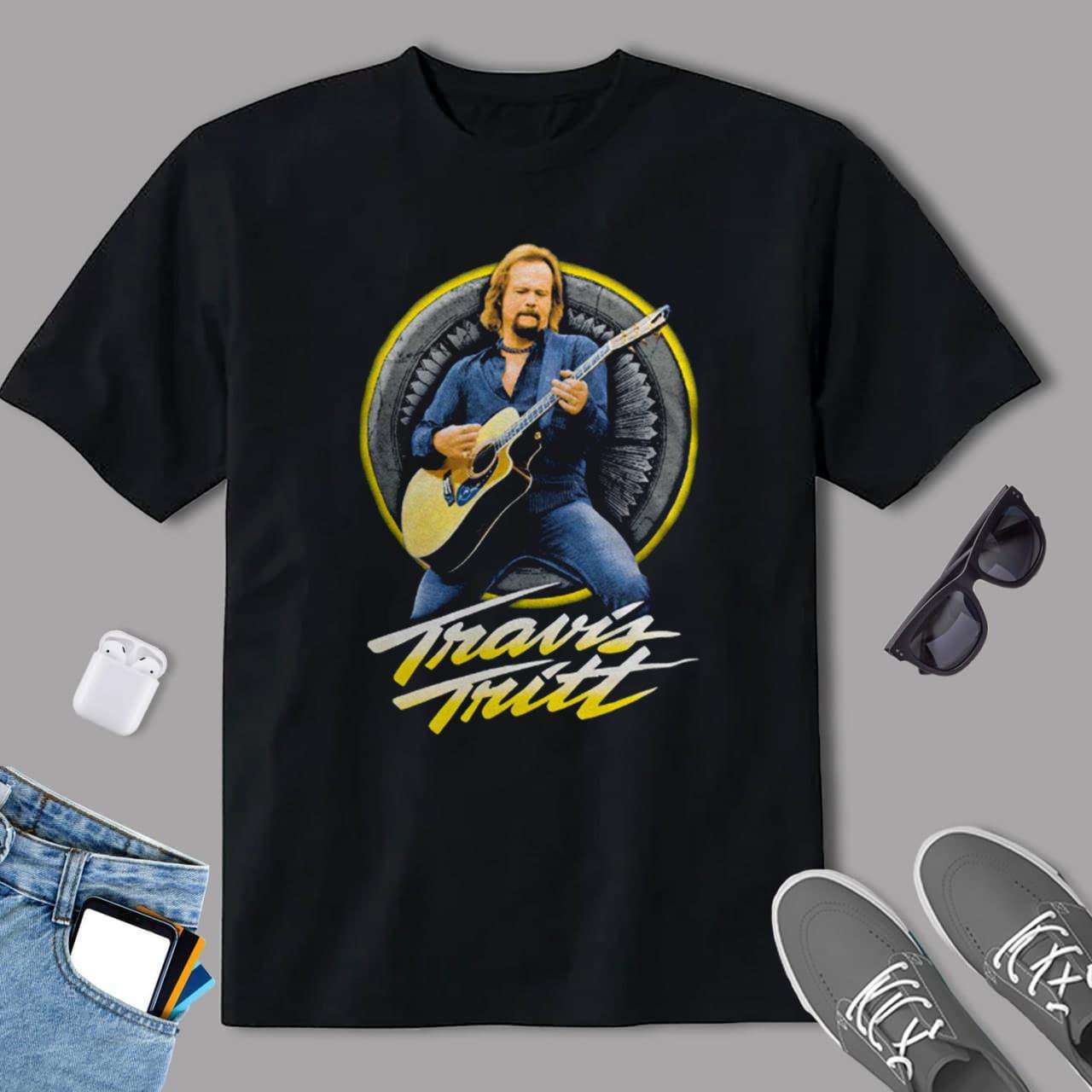 Travis Tritt T Shirt 2010 Tour Size Up To 5xl