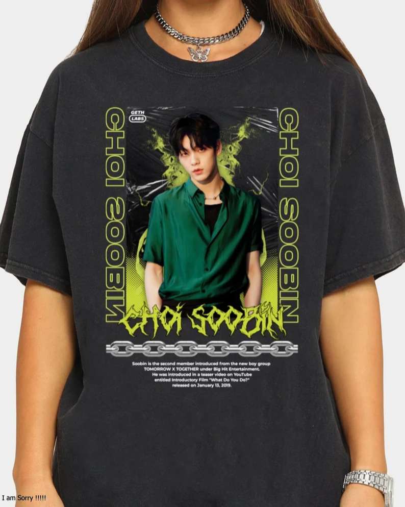 Txt Soobin T Shirt Kpop Band Size Up To 5xl