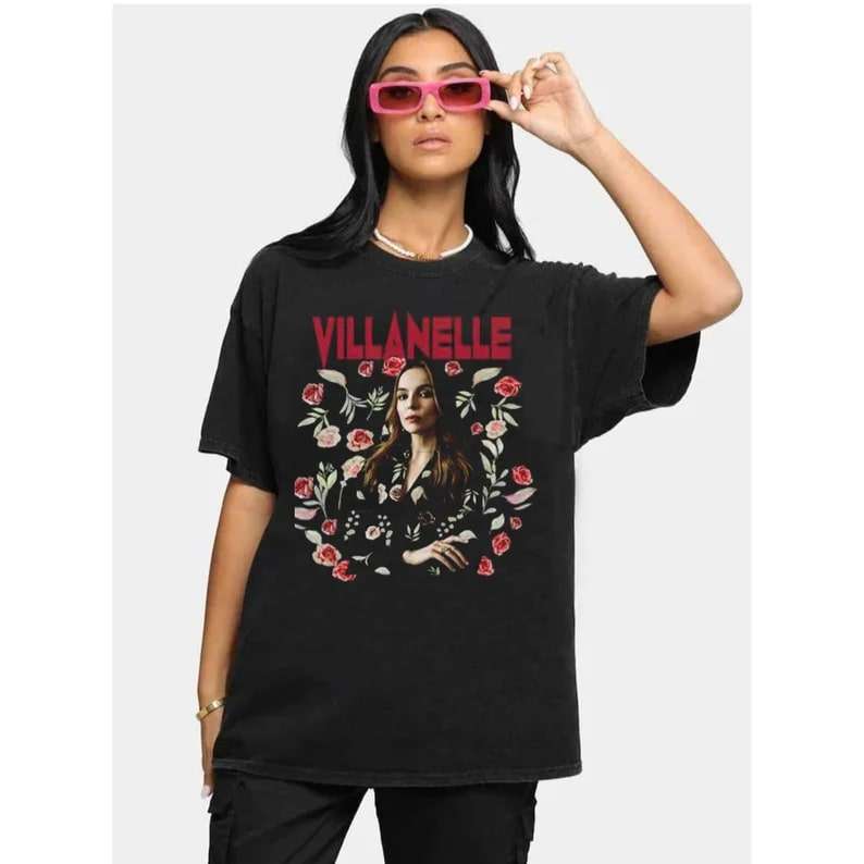 Villanelle Killing Eve Lips Sorry Baby Vintage 90s Unisex Shirt Size Up To 5xl