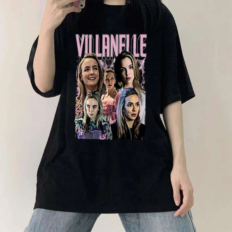 Villanelle Pink Killing Eve Lips Sorry Baby Vintage 90s Unisex Shirt Size Up To 5xl