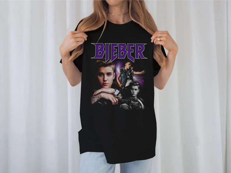 Vintage Bieber T-shirt Size Up To 5xl