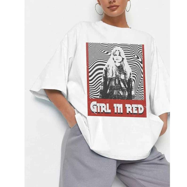 Vintage Girl In Red Tour 2022 T-shirt Size Up To 5xl