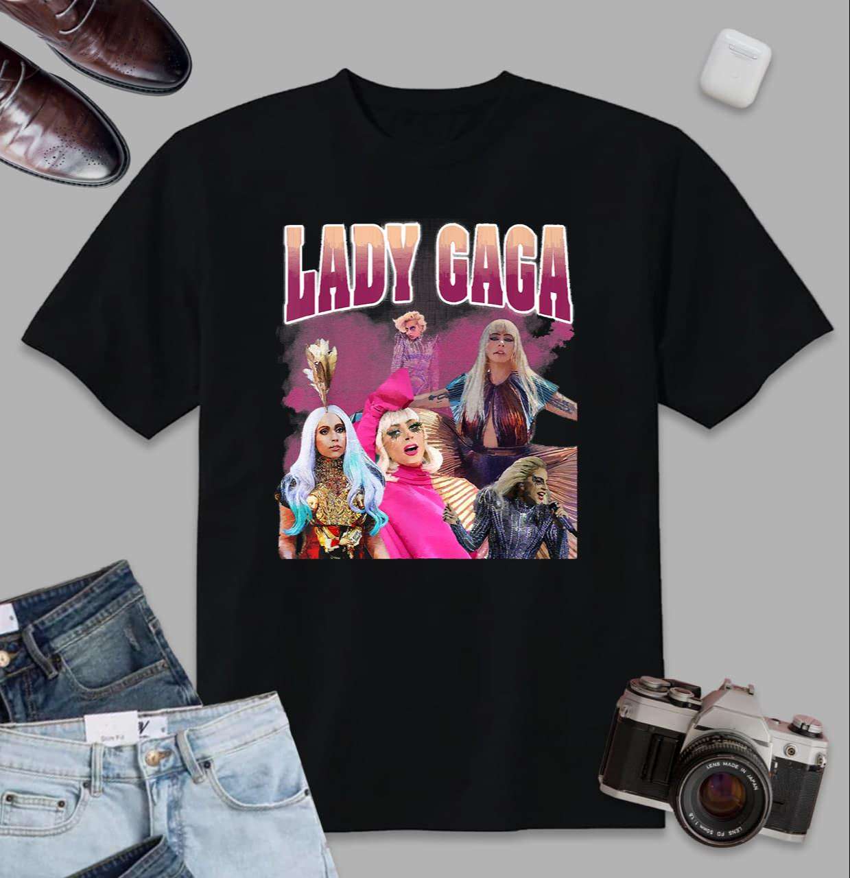 Vintage Lady Gaga T Shirt Music Size Up To 5xl