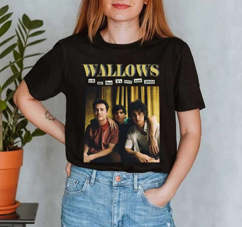 Wallows Tour 2022 T-shirt Wallows Indie Rock Band Size Up To 5xl