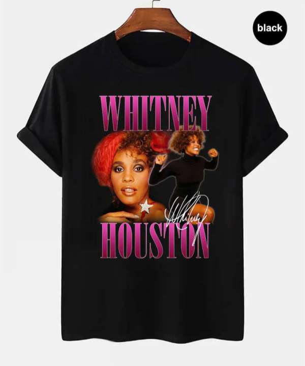 Whitney Houston 1987 The Moment T Shirt Merch Music Singer Size Up To 5xl