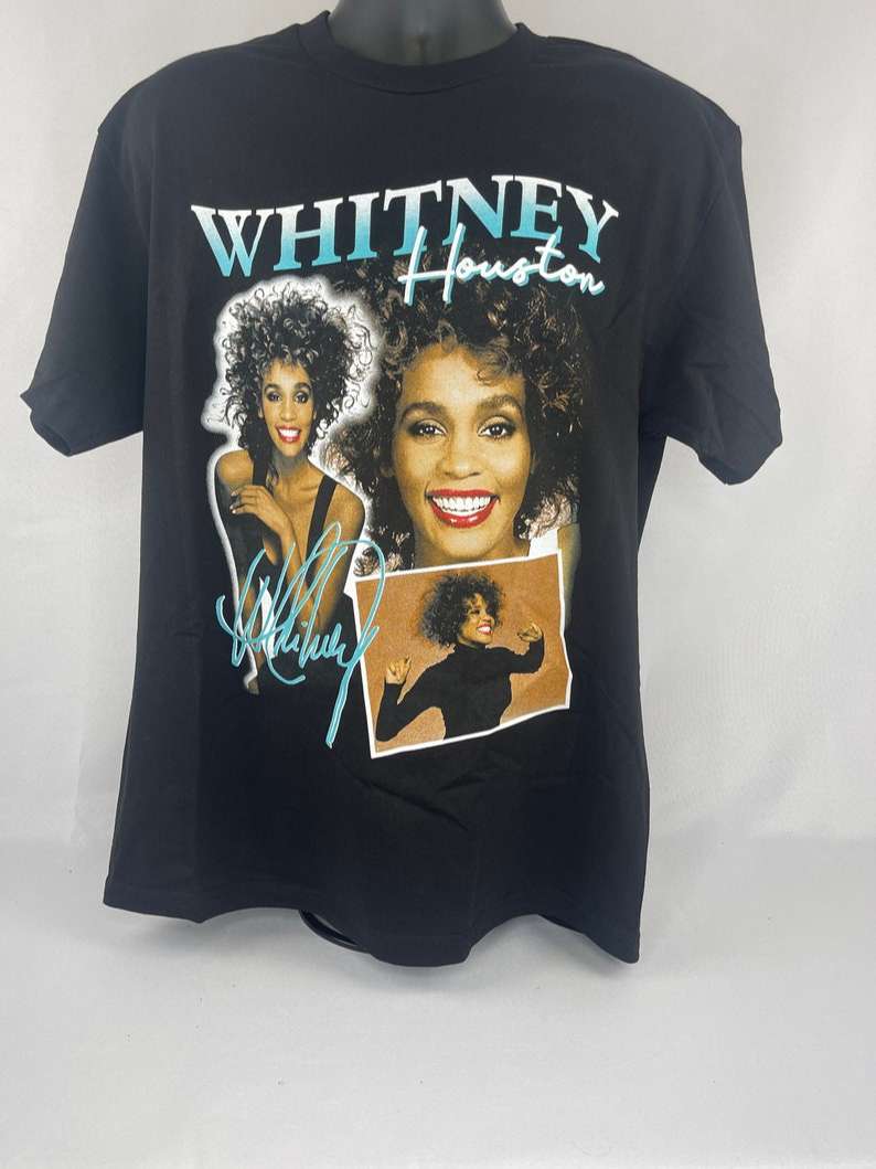 Whitney Houston Black T Shirt Size Up To 5xl