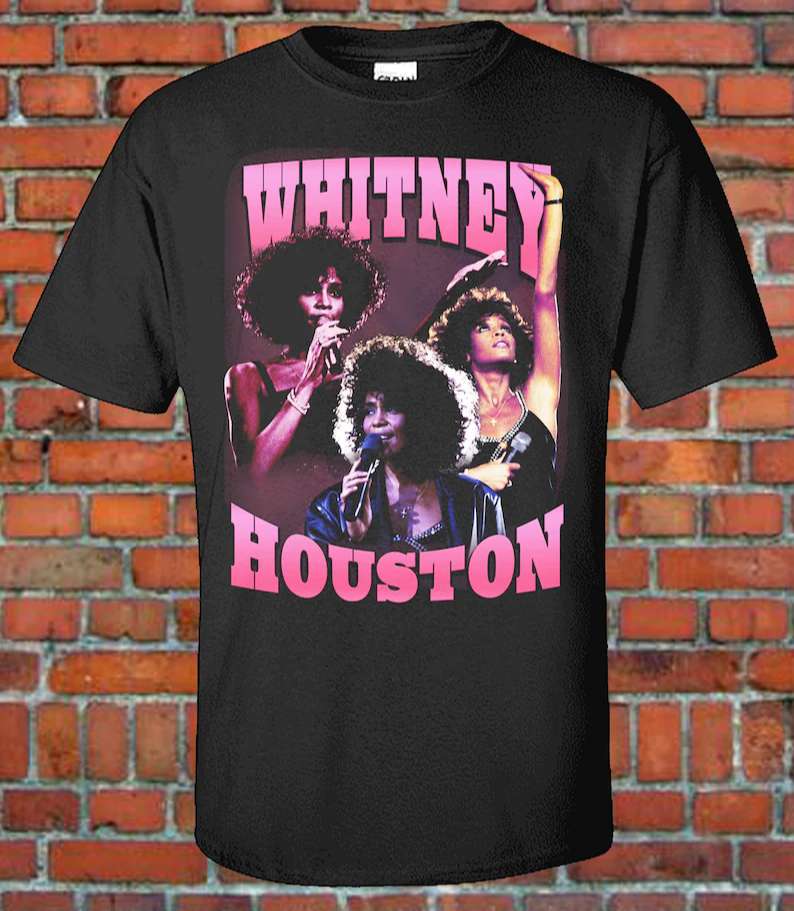 Whitney Houston Singer Vintage T Shirt Size Up To 5xl