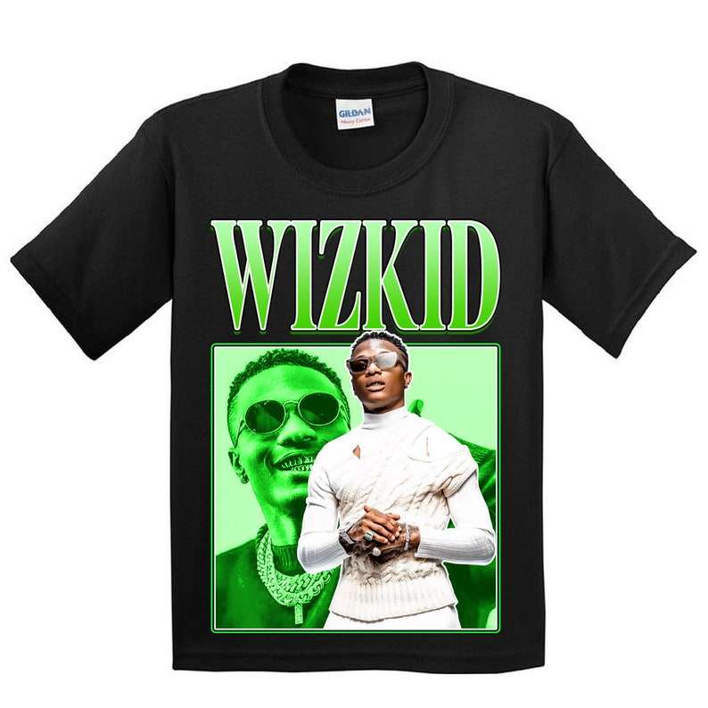 Wizkid Singer Vintage Black T Shirt Size Up To 5xl