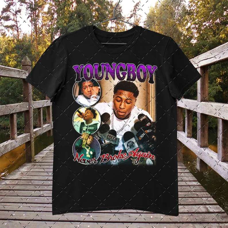 Youngboy Never Broke Again American Singer Unisex T Shirt Size Up To 5xl