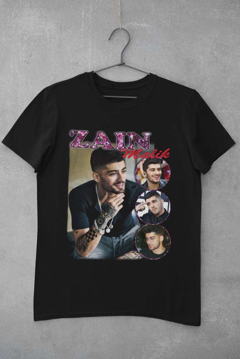 Zayn Malik Shirt One Direction Band Size Up To 5xl