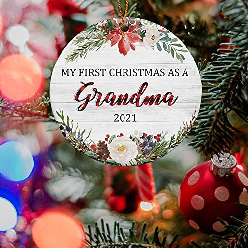 First Christmas As A Grandma Ornament New Baby Ornament New Baby Keepsake