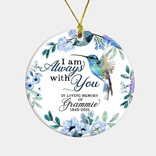 Hummingbird Memorial Ornament In Loving Memory 2021 Custom Christmas Ornament Gifts I Am Always With You Bereavement Remembrance Gift -ghepten-93lrjp0