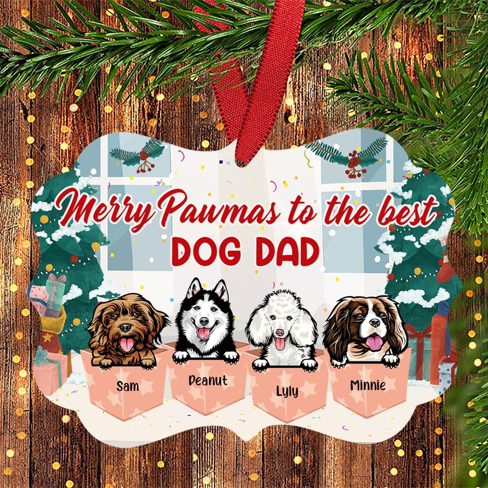 Personalized Dog Christmas Benelux Ornament Christmas Gift For Dog Lovers