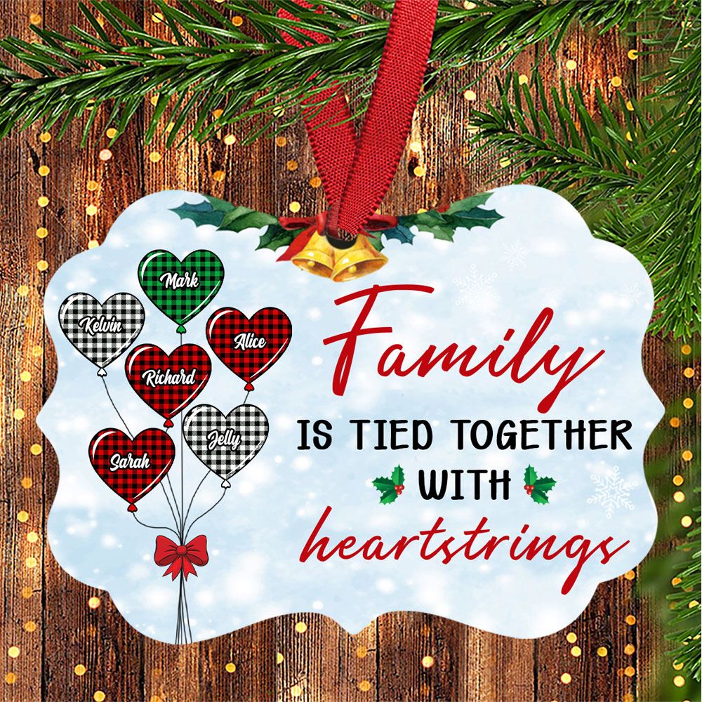 Personalized Family Christmas Benelux Ornament