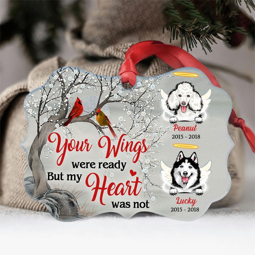 Personalized Memorial Dog Aluminum Ornament Memorial Gift For Dog Lovers