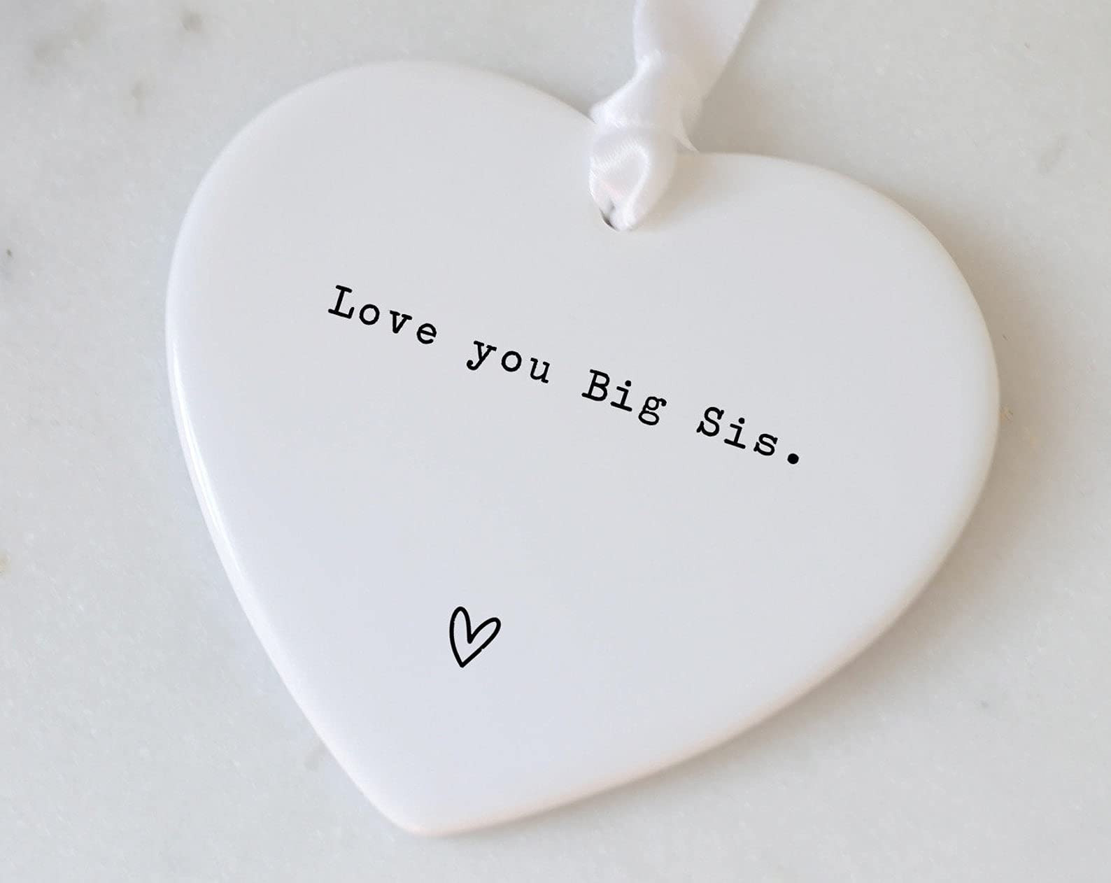 Sister Love You Big Sis Hanging Ornament Decoration Christmas Decoration To Your Family Sister Aunt Or Gifts From Brother Sister On Having New Baby Multi 10